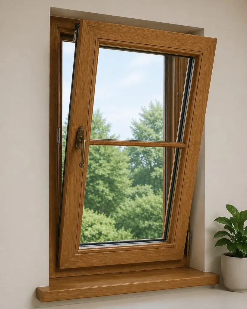 Tile and turn timber window traditional